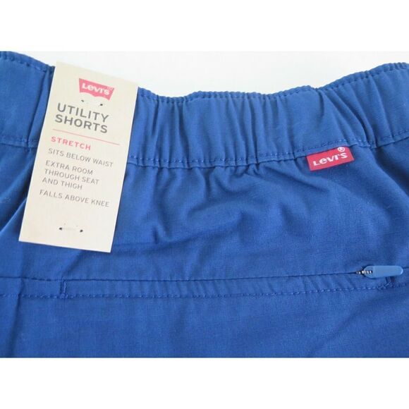 Levi's 547460001 Men's Size Small Estate Blue Belted Utility Shorts - Picture 3 of 4